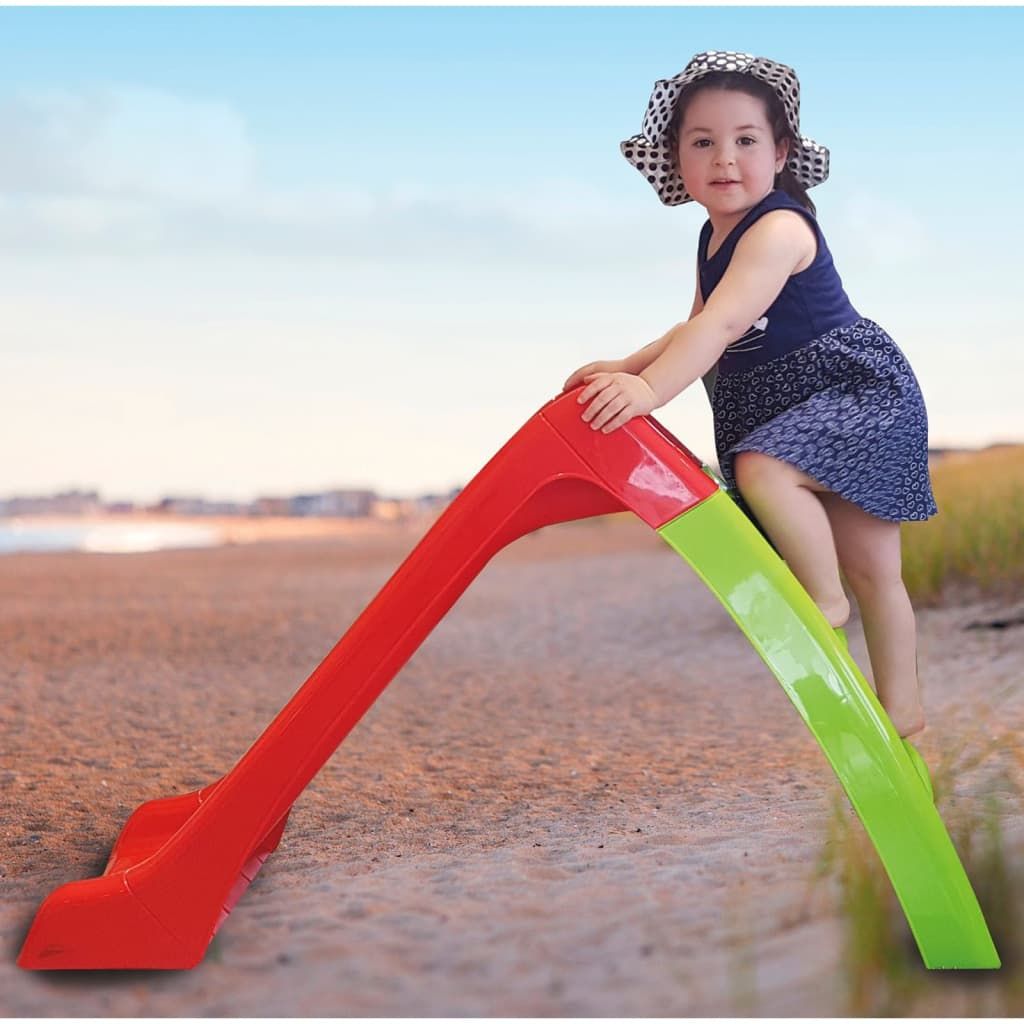 Tobogán Para Niños Happy Slide Rojo Y Verde Jamara