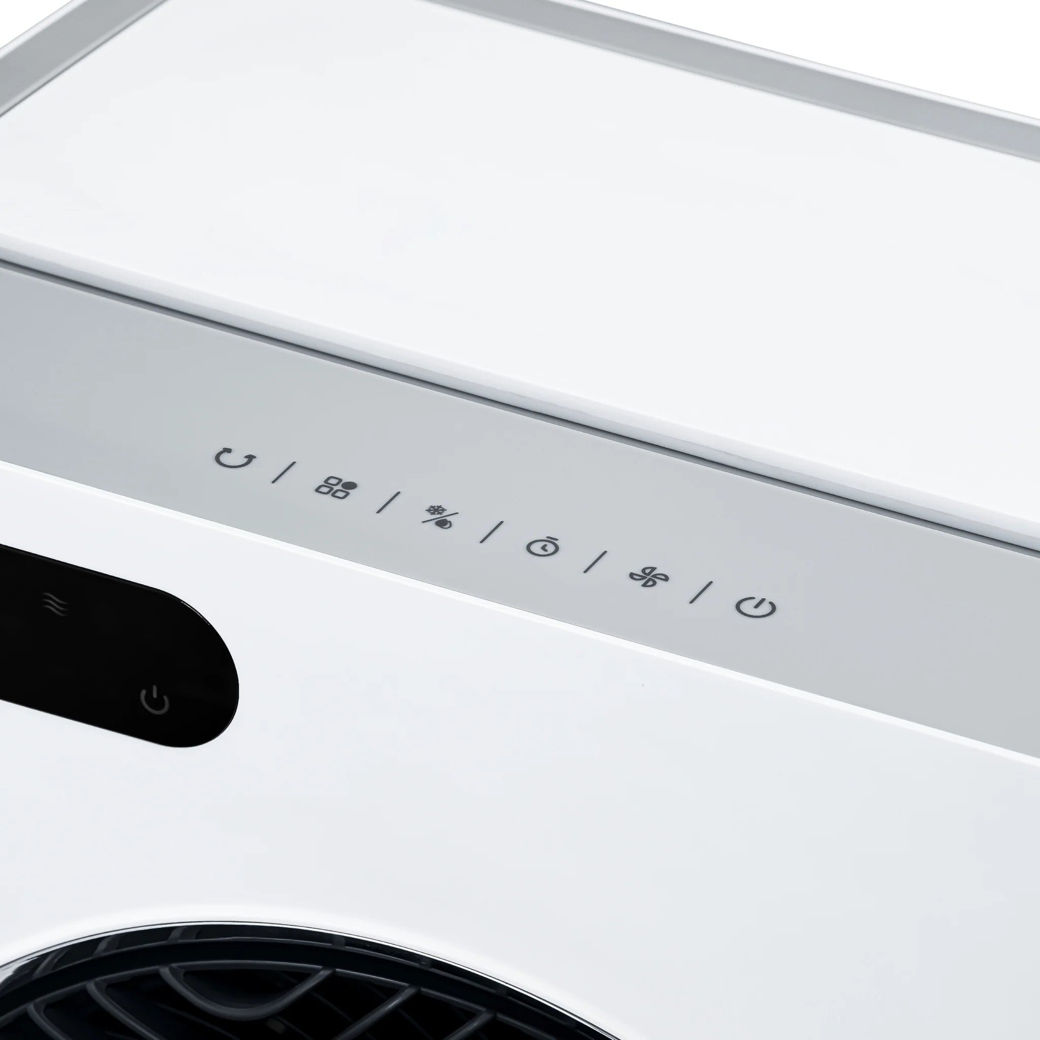 2025 Newair® Enfriador de Aire Evaporativo y Ventilador Portátil 1 600 CFM con Placa de Enfriamiento tipo Panal – Blanco