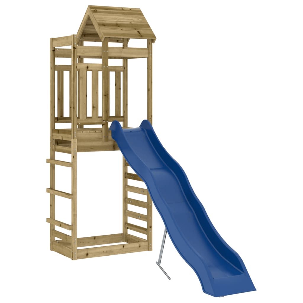 Parque Infantil De Exterior Madera De Pino Impregnada Vidaxl