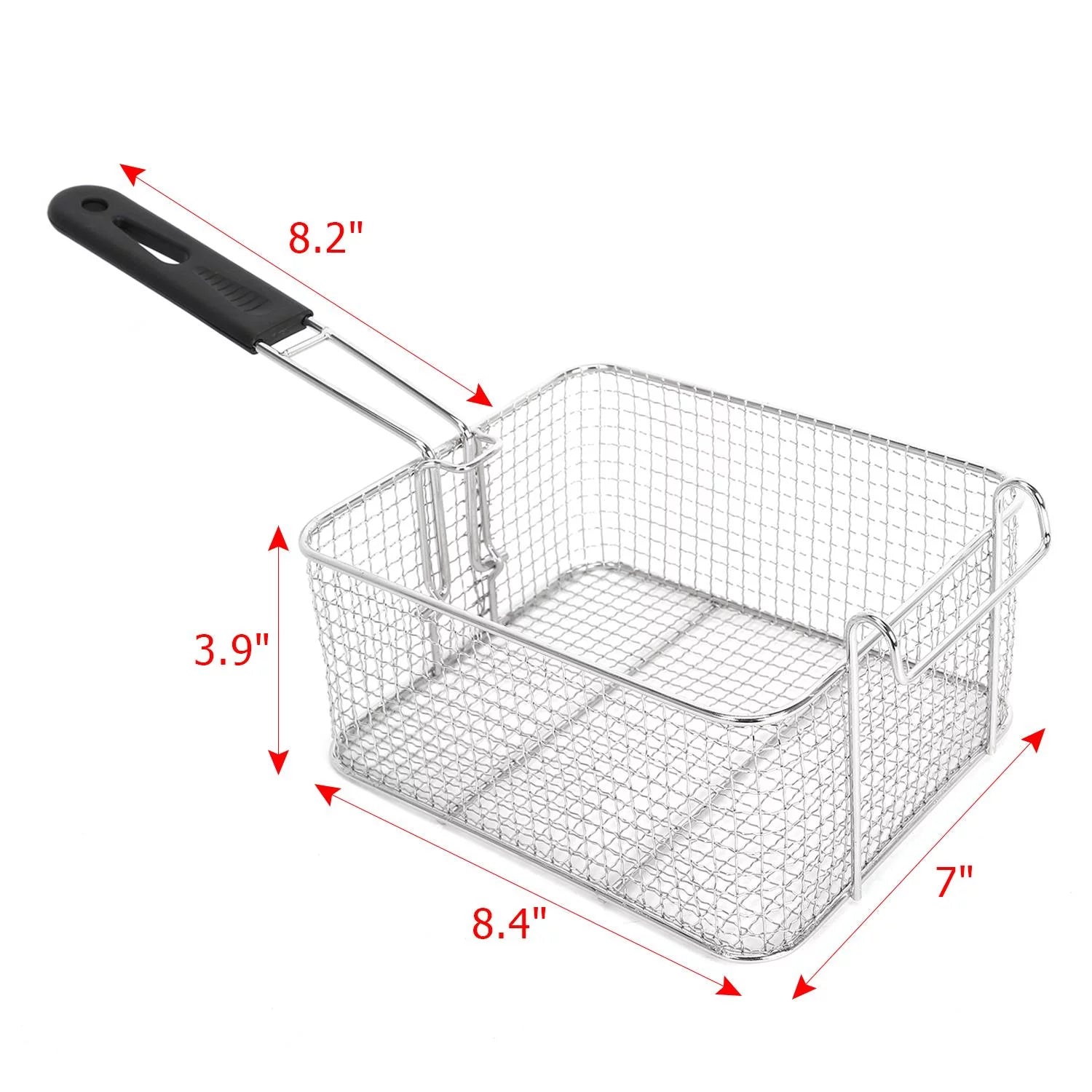 Freidora profesional de acero inoxidable SalonMore de 5000 W, capacidad de 12,7 cuartos con cesta extraíble