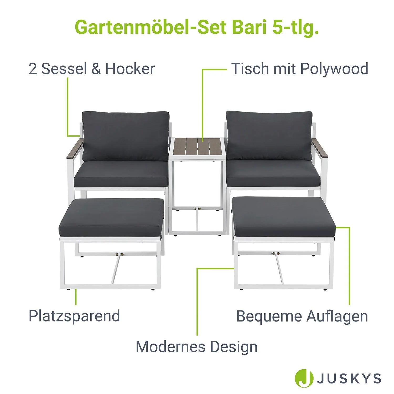 2025 Conjunto de muebles de jardín Bari