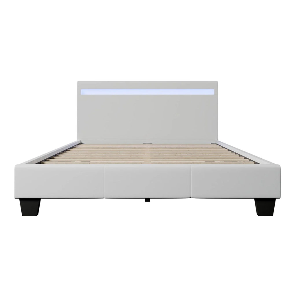 2025 Cama tapizada Verona 120x200 cm en blanco