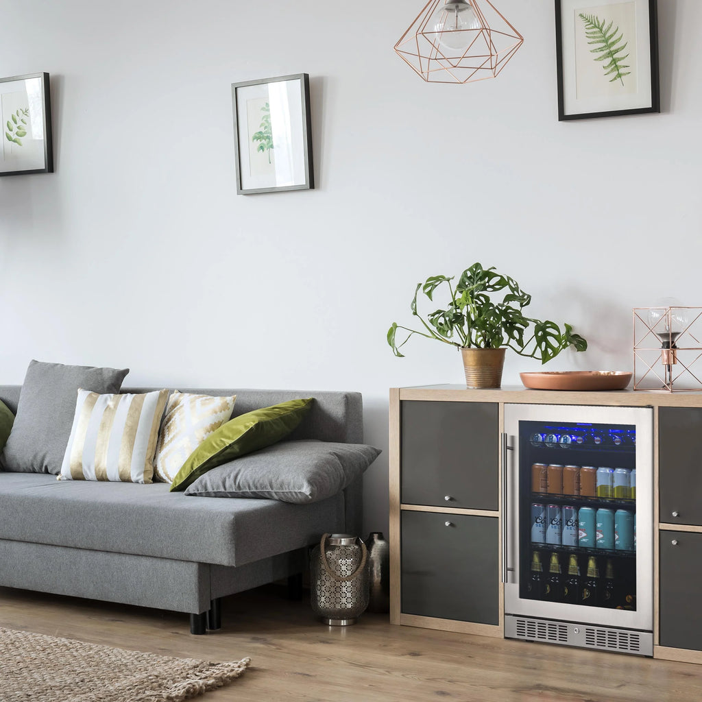 2025 Newair® Refrigerador de Bebidas Empotrable en Acero Inoxidable – 224 Latas – 24"