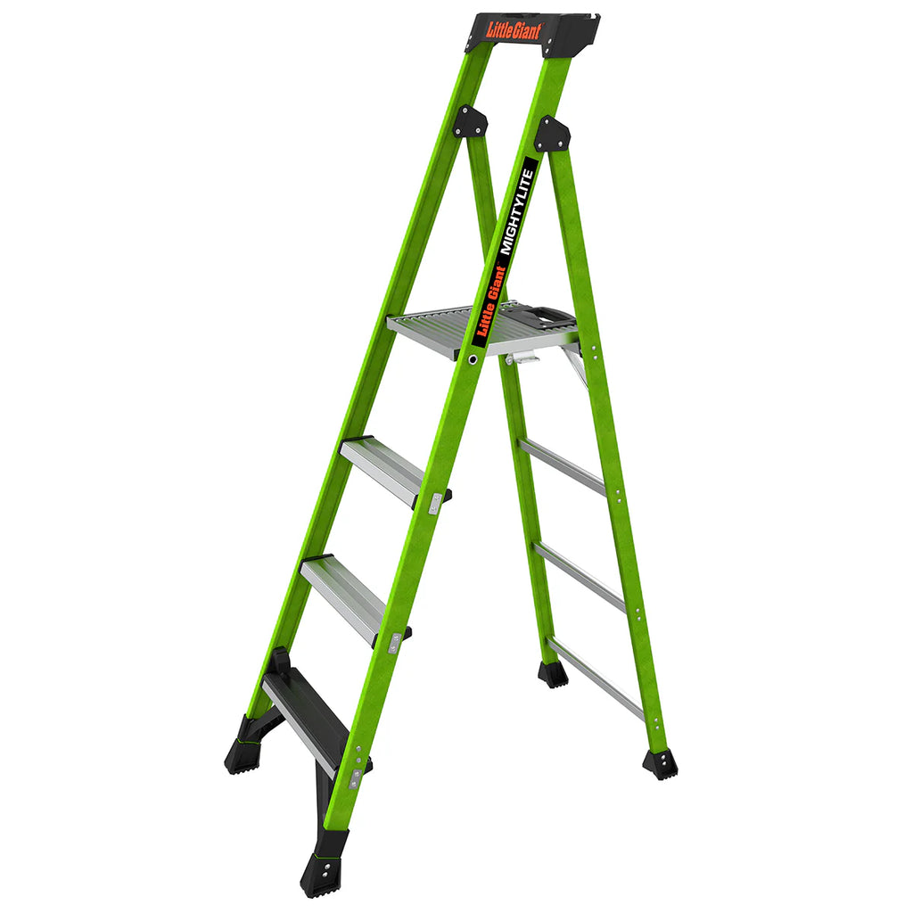 2025 Escalera de Tijera MightyLite™ Ultrafuncional de Fibra de Vidrio, Ligera y Segura