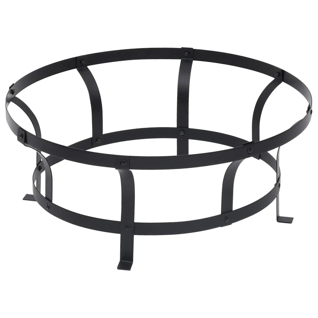 2025 Brasero con rejilla de acero inoxidable de 76 cm, fogón, atizador, pantalla contra chispas