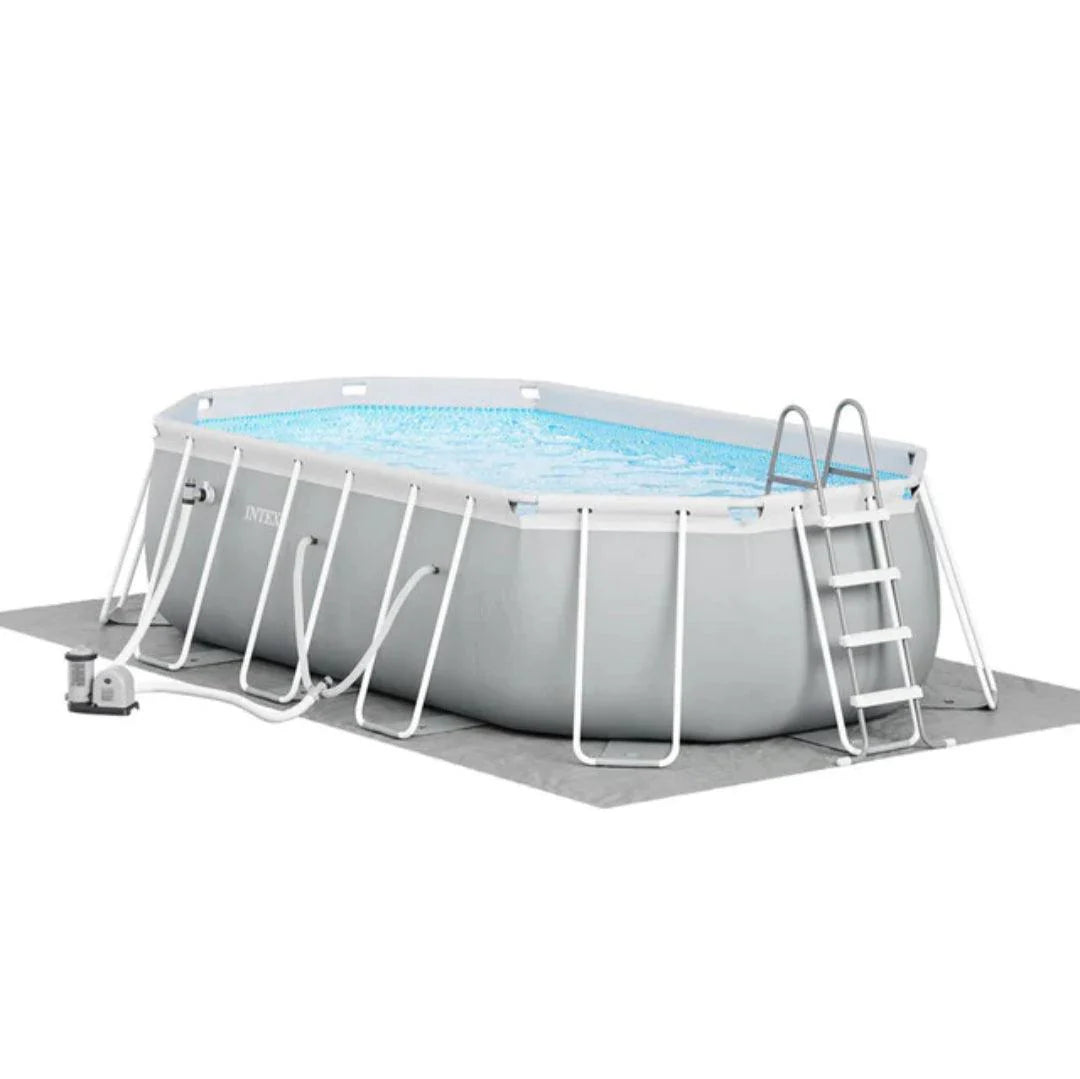 2025 Piscina Elevada Intex Prism Frame™ Ovalada 16,6 x 9 pies x 48"