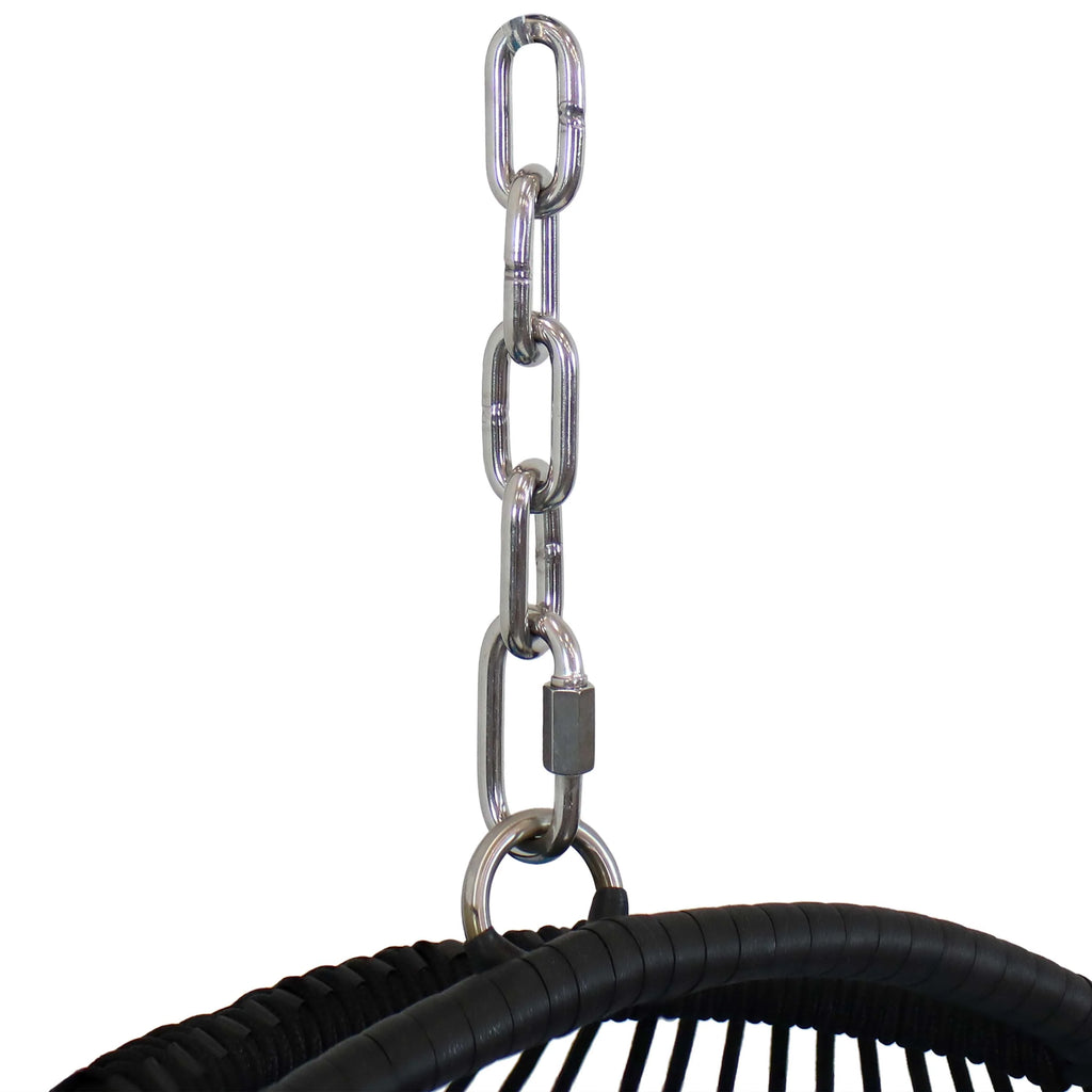 2025 Silla Colgante de Exterior Sunnydaze Julia en Forma de Huevo con Cojines