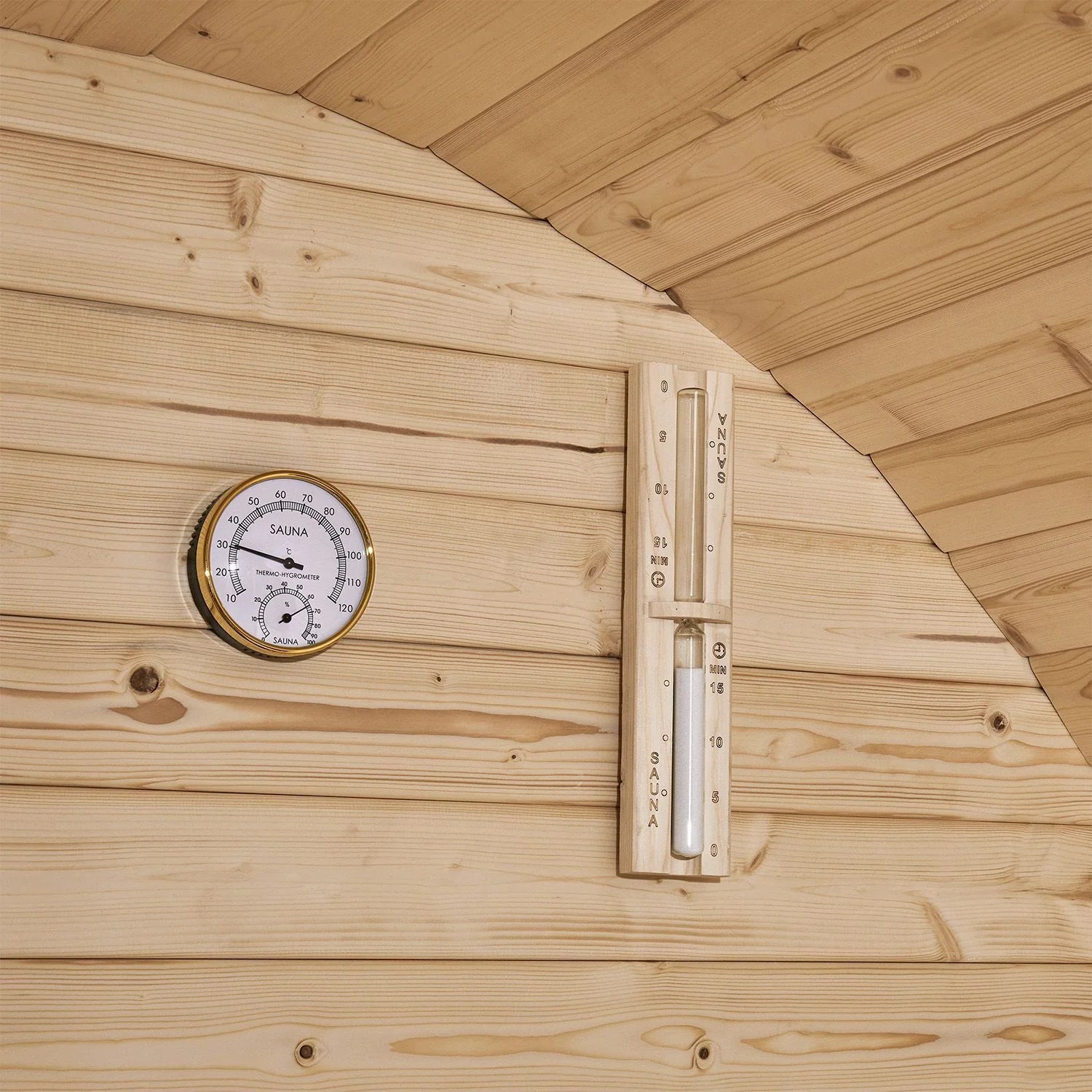 2025 Sauna barril Spitzbergen con estufa de sauna