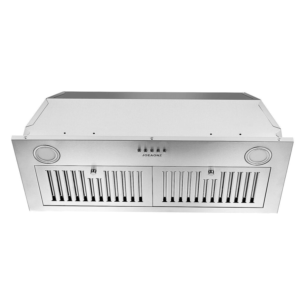 Campana extractora empotrada Zomagas de 30 pulgadas de acero inoxidable de 600 CFM con iluminación LED