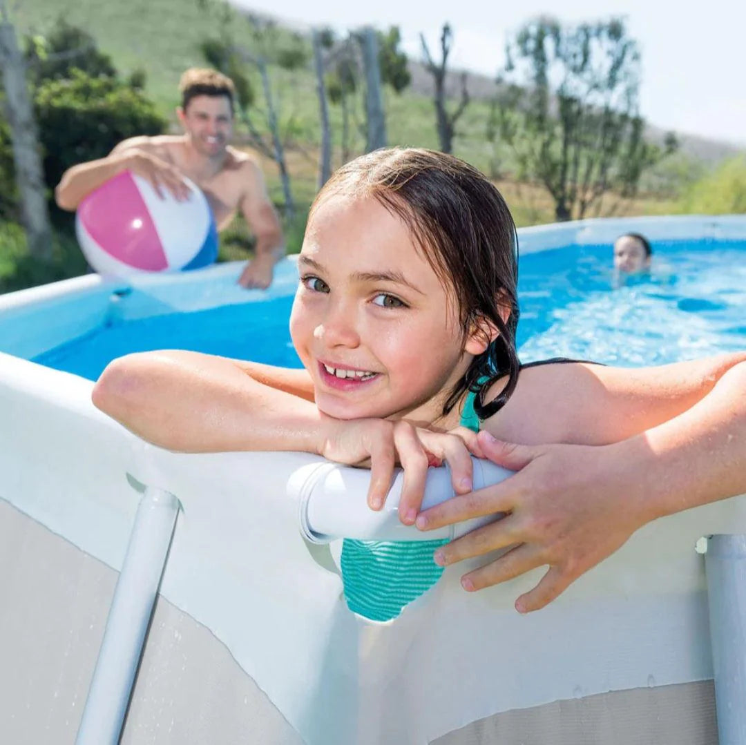 2025 Piscina Elevada Intex Prism Frame™ Ovalada 16,6 x 9 pies x 48"