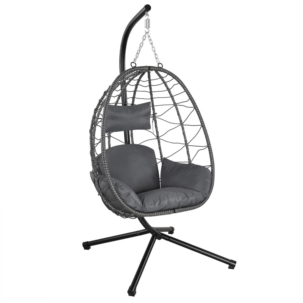 2025 Sillón colgante de ratán Aria con soporte incluido