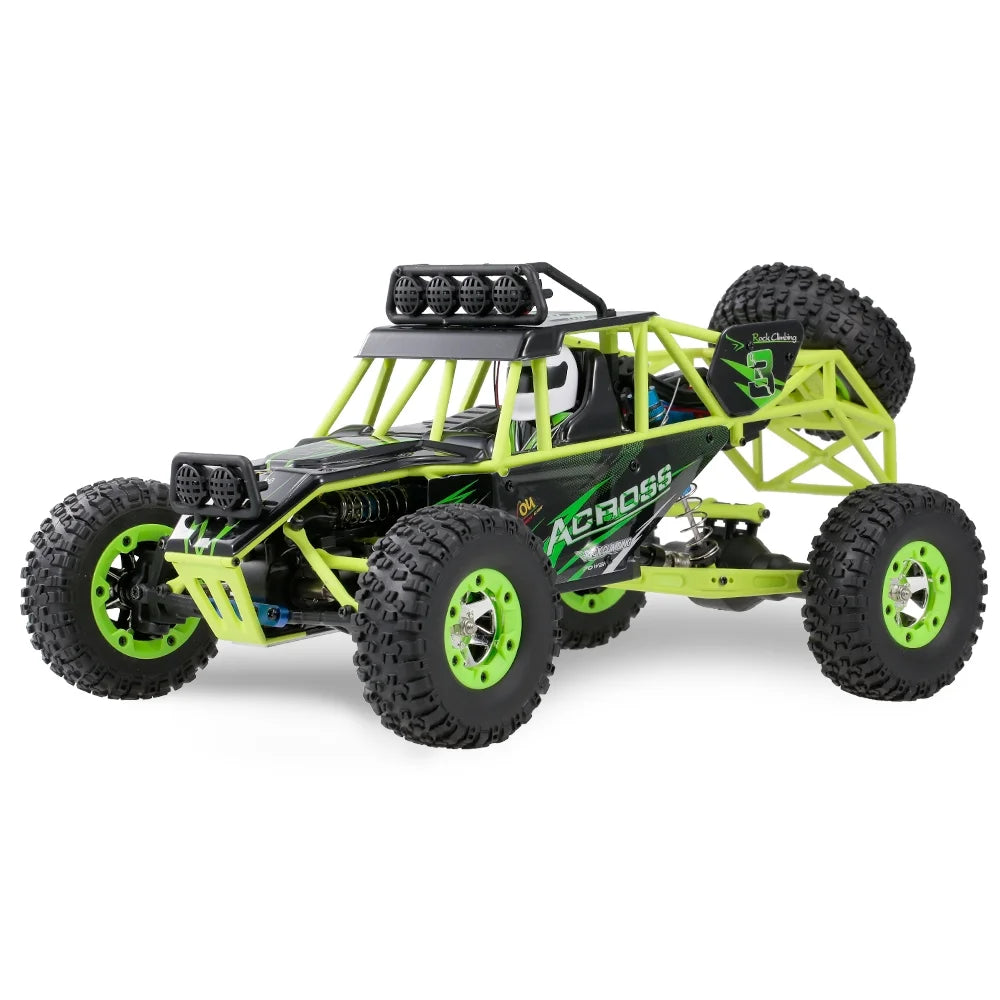 2025 Wltoys 1/12 - Coche todoterreno teledirigido de alta velocidad, 50 km/h, 2,4 G, tracción en las cuatro ruedas, control remoto, todoterreno, Rock Crawler