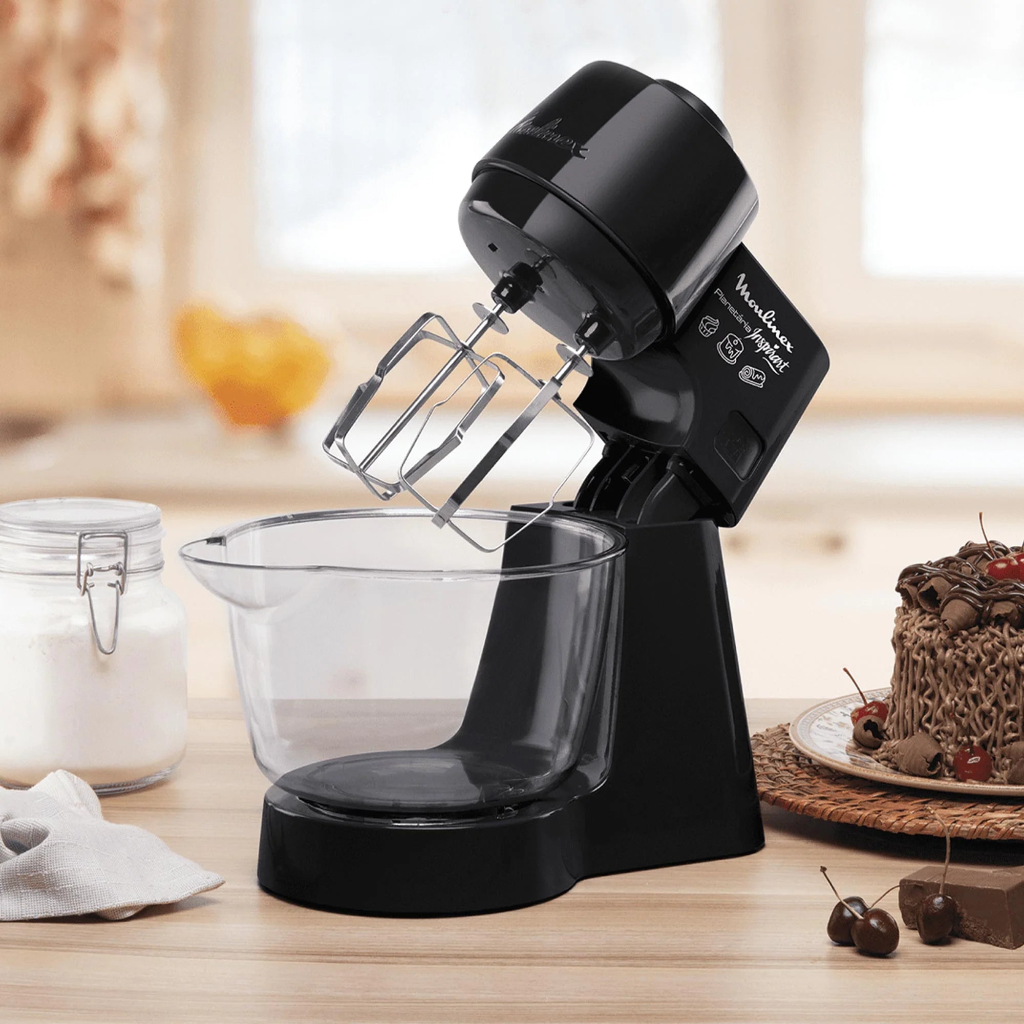 2025 Batidora Pedestal Planetaria Inspirart 500W 3.2LT Moulinex