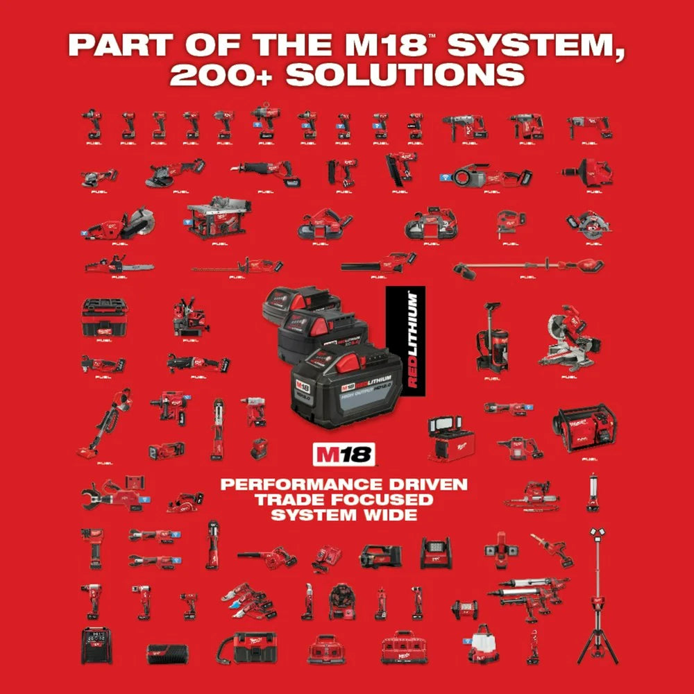 2025 Milwaukee 2717-22HD M18 FUEL Martillo perforador SDS-Max 1-9/16" con 2 baterías