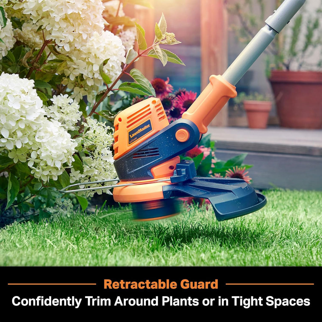 LawnMaster VBRM16 OcuMow™ Robots Electric Lawn Mowers for Gardens of 100 m2 Cut 20-60 mm, Slope 35% with Lithium Ion Battery MX 24V 4.0Ah and Fast Charger