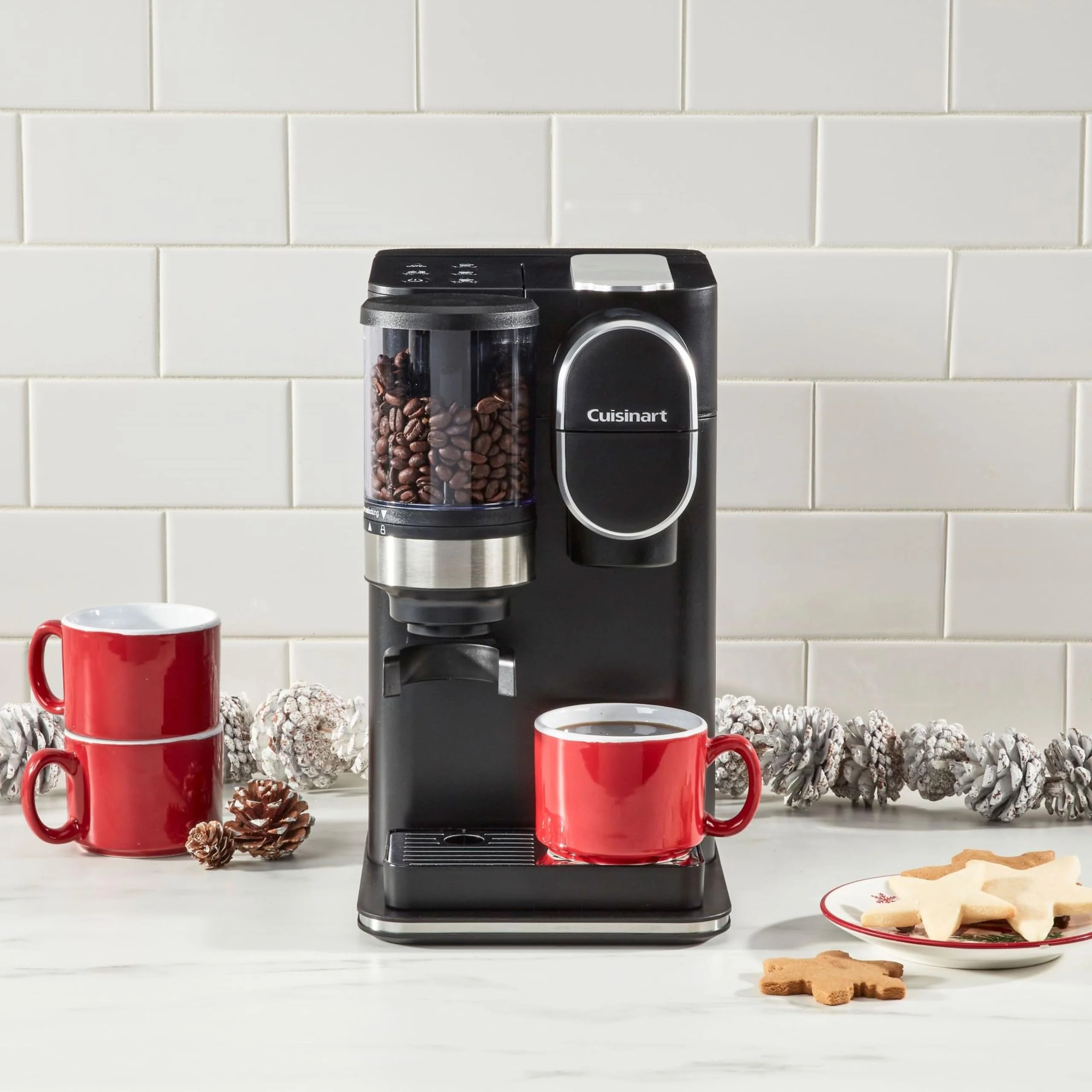 2025 Cafetera de una sola porción Cuisinart + Molinillo de café