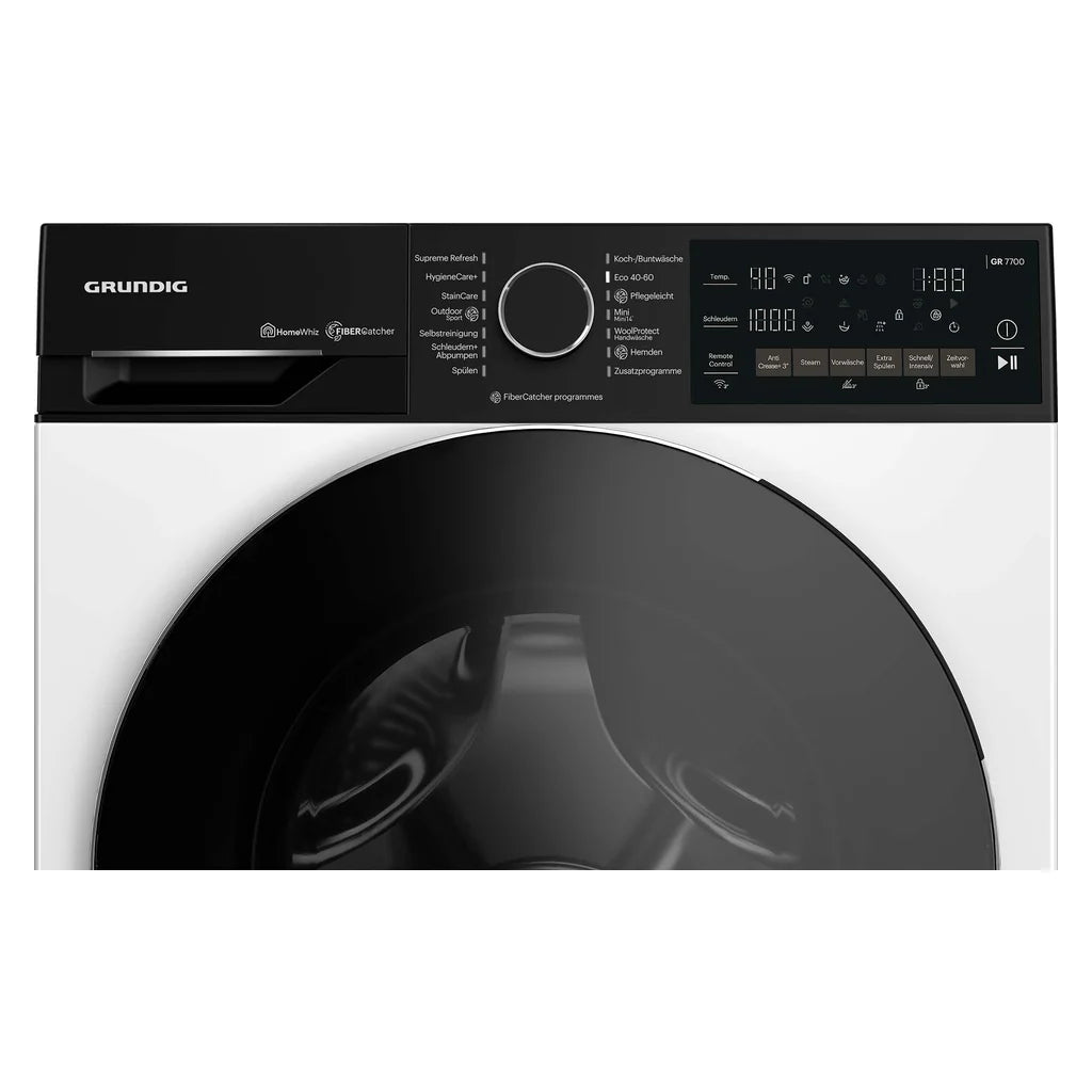 2025 Lavadora Grundig GW7P79419W de carga frontal 9 kg, 1400 rpm, blanca