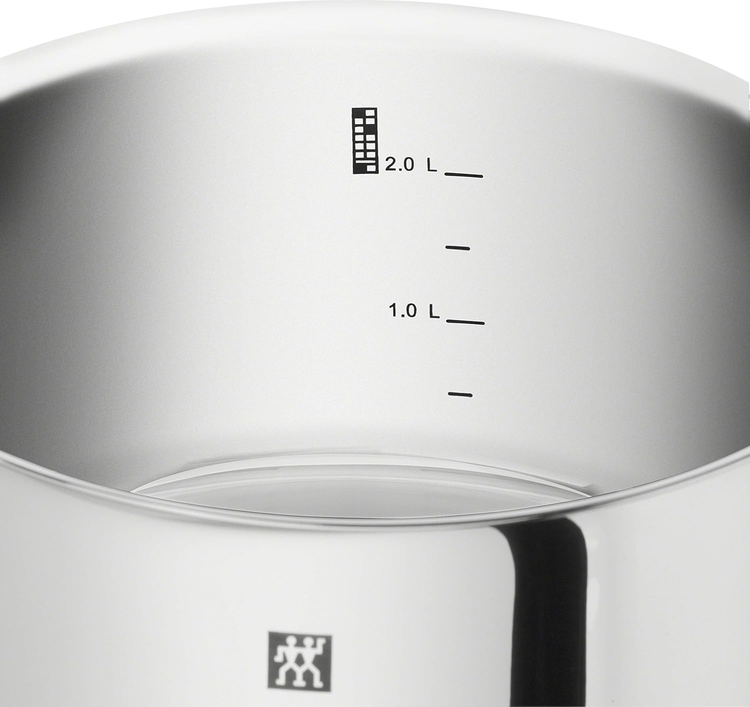 ZWILLING 5-Piece Cookware Set, 4 Lids, Suitable for Induction, Stainless Steel, Passion, Bright Grey, Diameter 16 cm, Diameter 20 cm, Diameter 24 cm, Diameter 28 cm