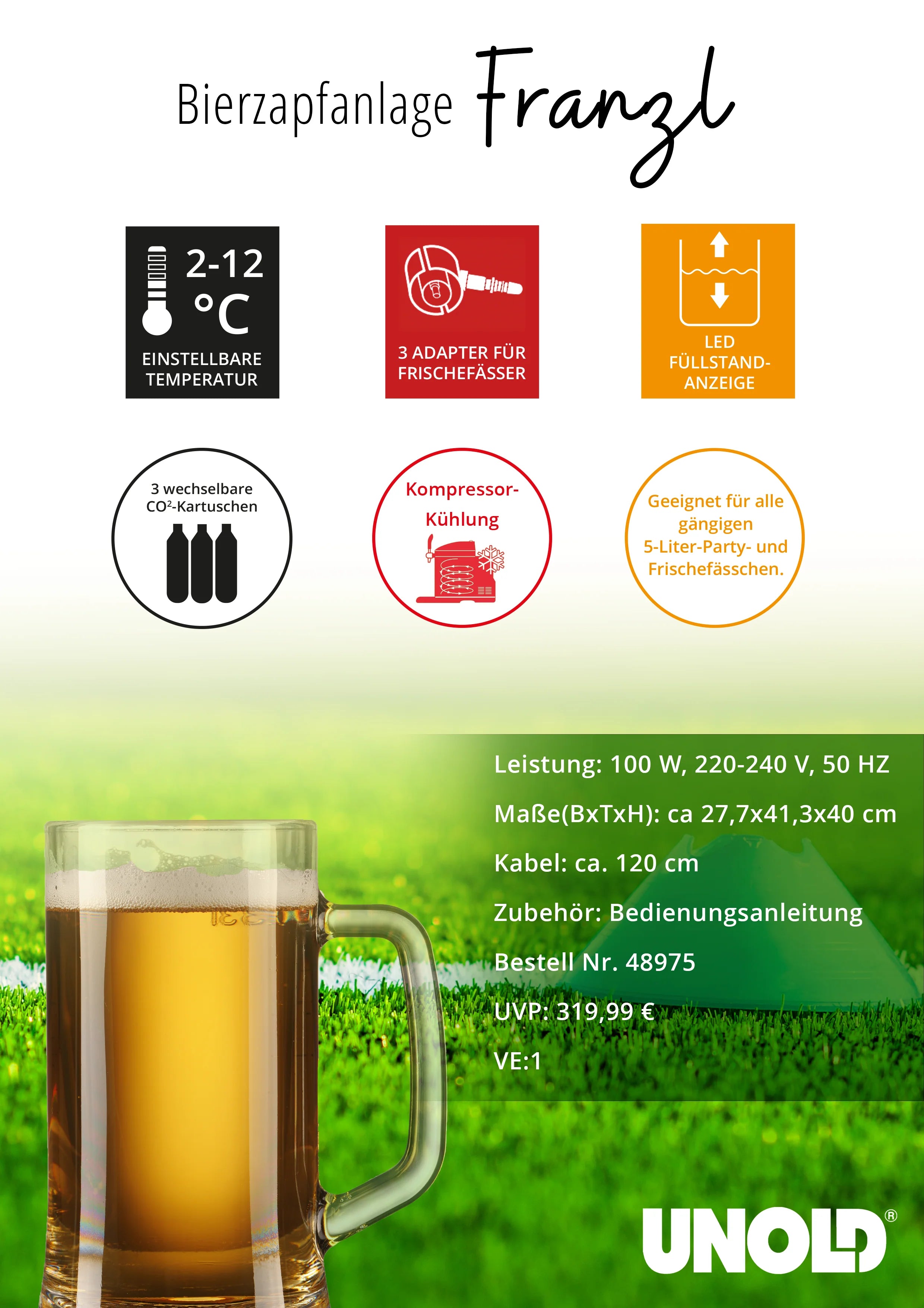 2025 Dispensador de cerveza Franzl