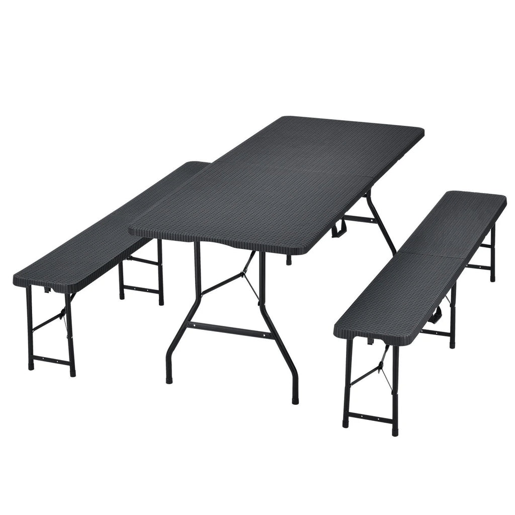 2025 Conjunto de mobiliario plegable para fiestas Amberg 180 cm