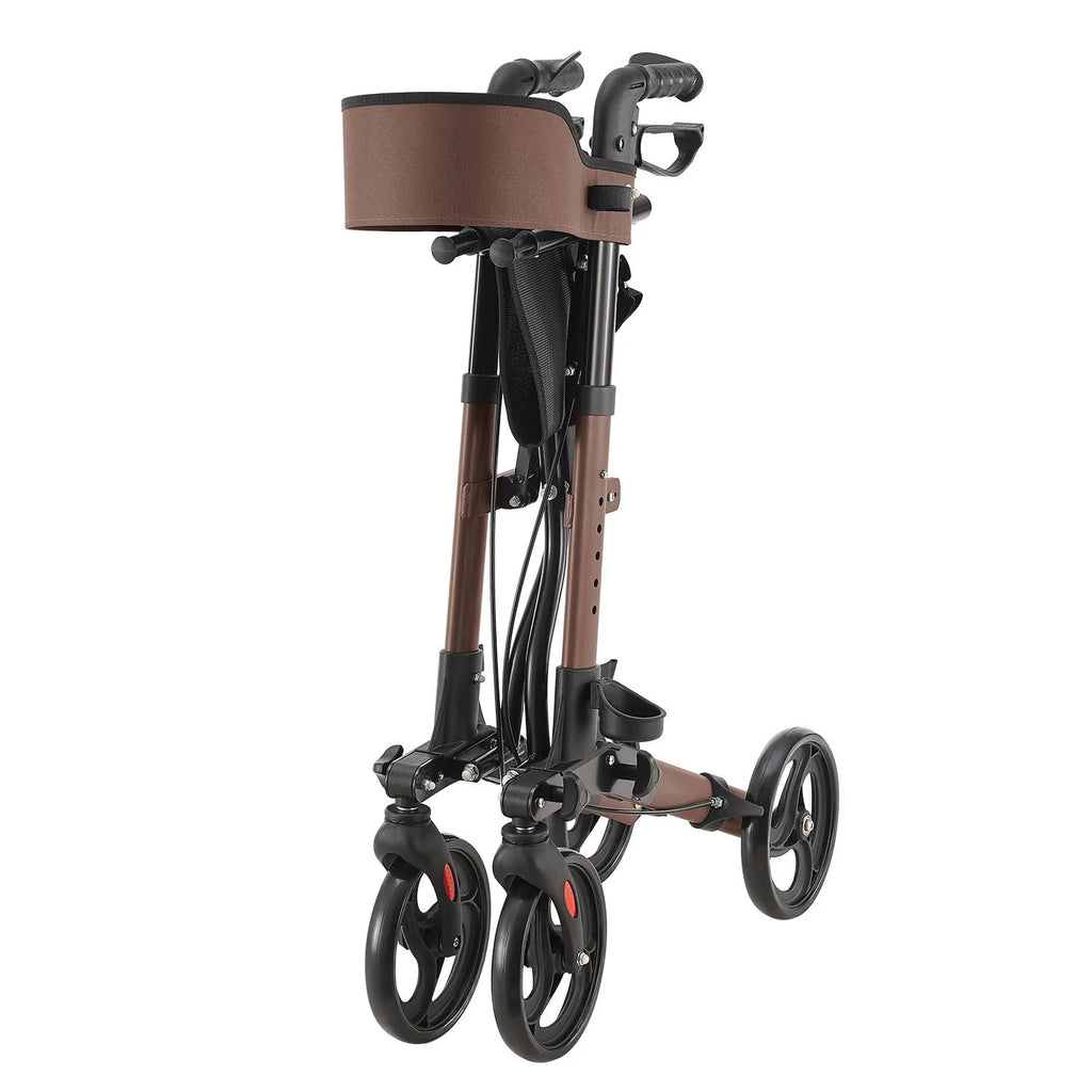 2025 Andador de aluminio Vital con asiento – Ligero, plegable y seguro