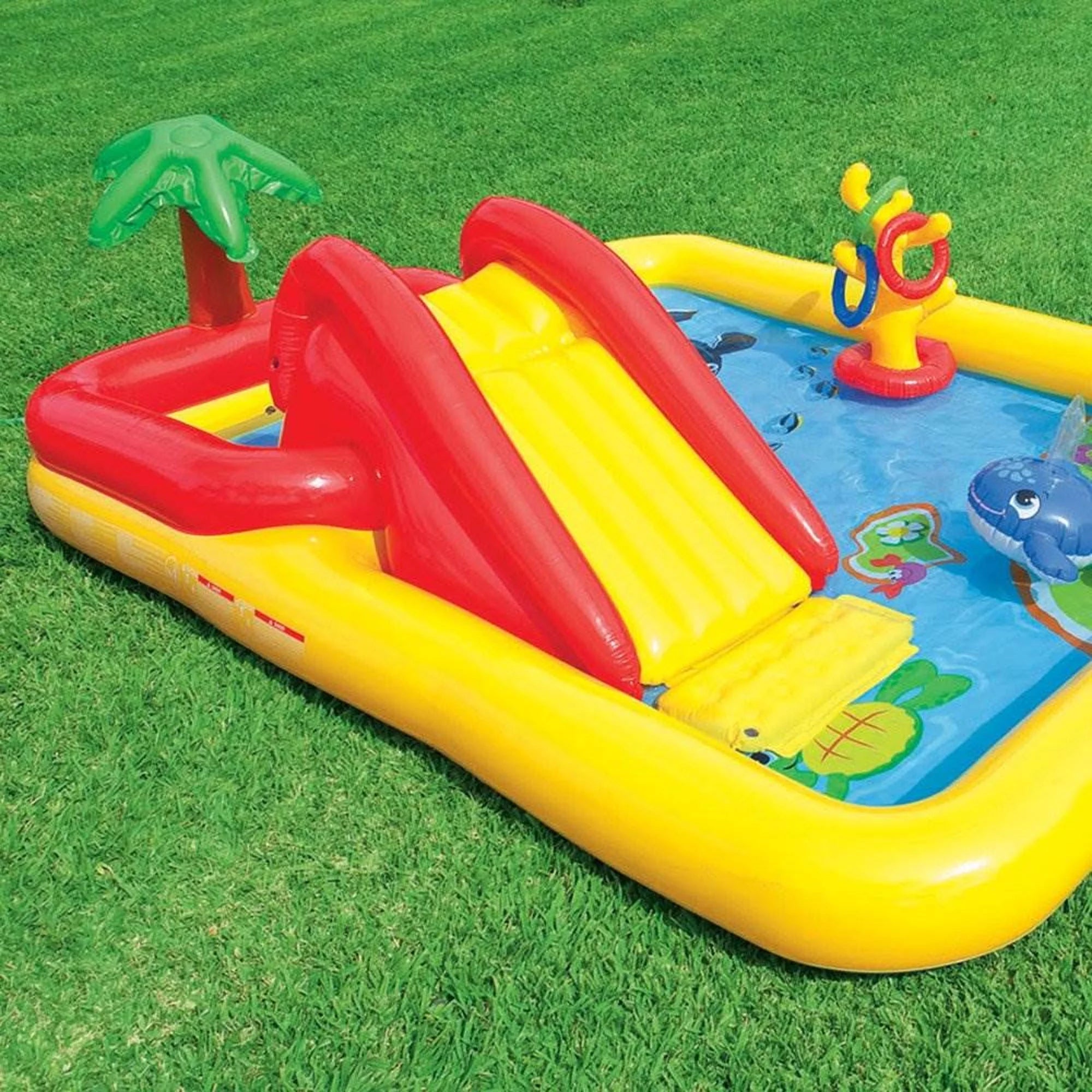 2025 Intex Dinoland Piscina Infantil Inflable y Piscina Infantil Ocean para Patio Trasero