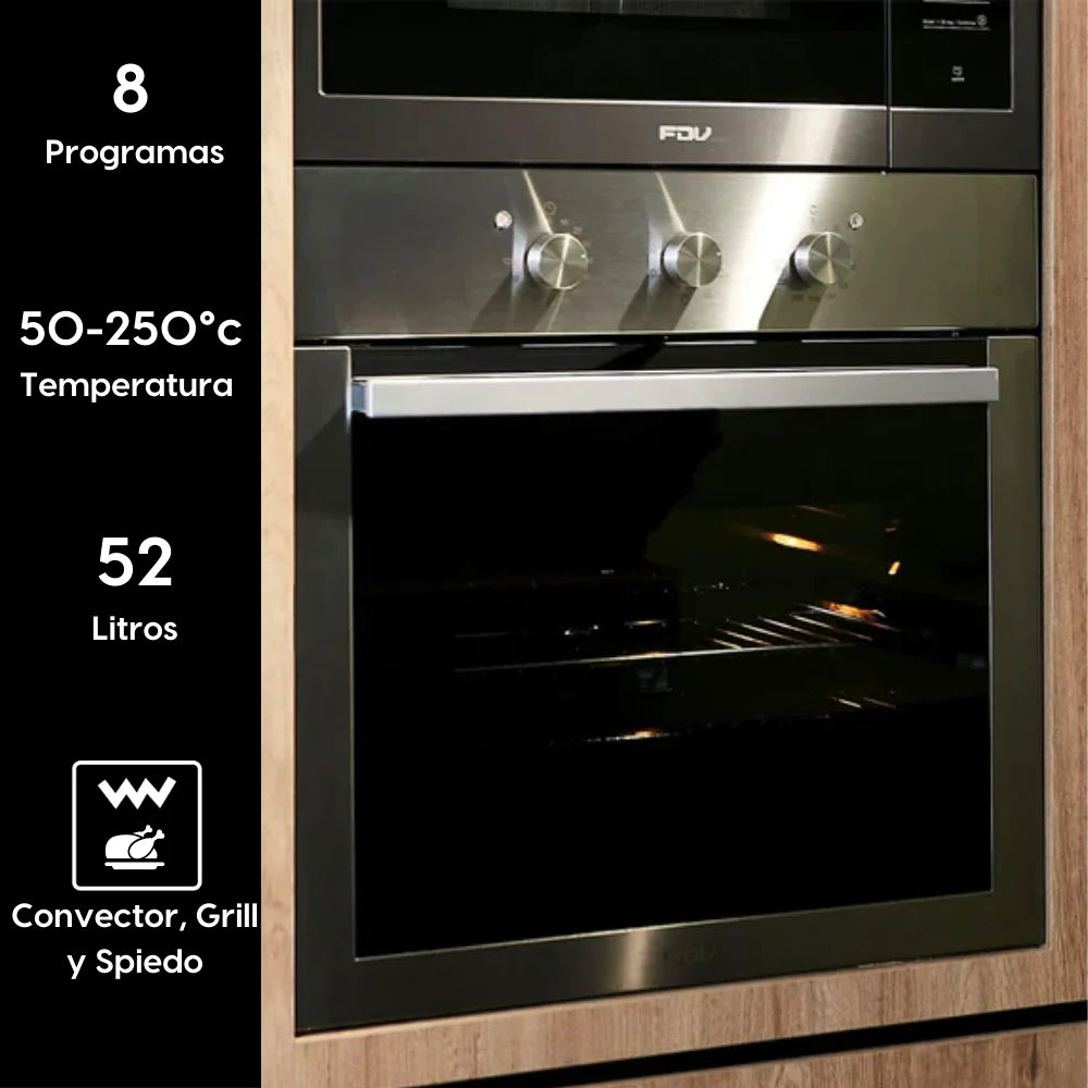2025 Horno Empotrado Elite 52 Lts FDV