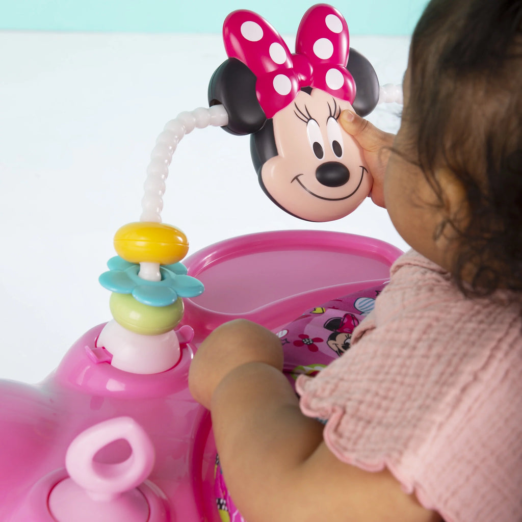 2025 Bright Starts Disney Baby Minnie Mouse PeekABoo transat d’activité avec lumières et musique, dès 6 mois
