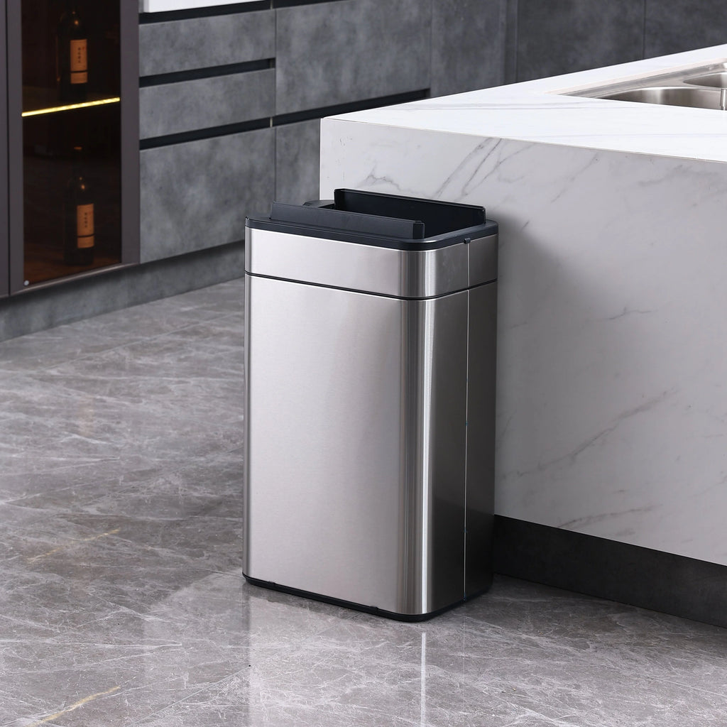 2025 Tacho de basura sensor alas 50L acero
