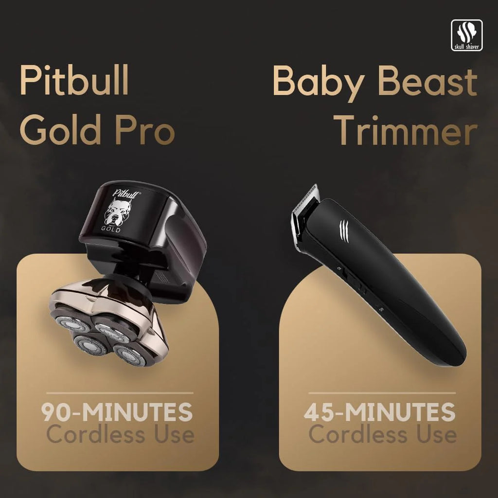 2025 Pitbull Gold PRO – Afeitadora eléctrica para cabeza y rostro