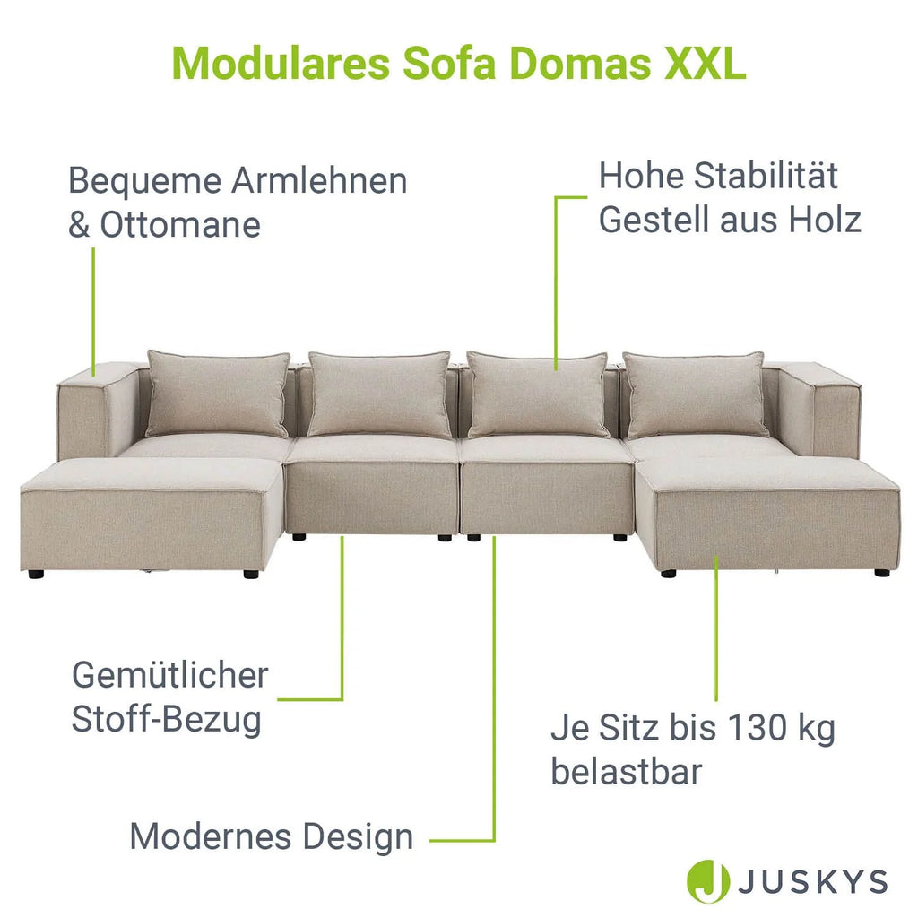 2025 Sofá modular Domas XXL – salón modulable