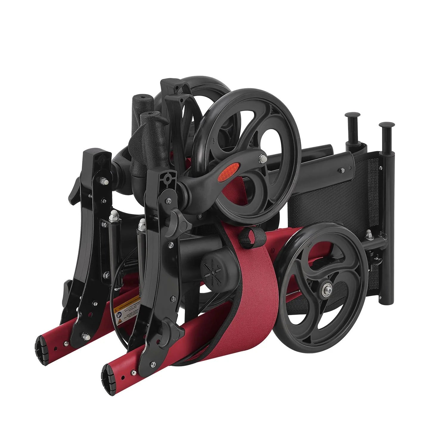 2025 Andador de aluminio Vital con asiento – Ligero, plegable y seguro