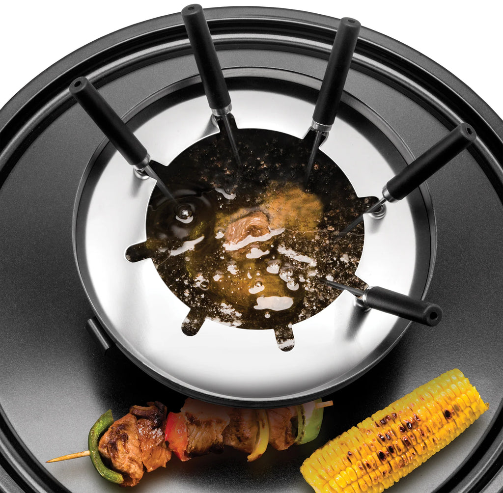 2025 Raclette Multi 4 en 1 con libro de recetas