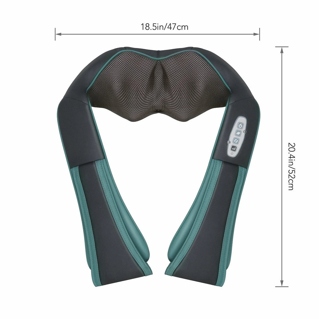 2025 Naipo MGS-N12CS – Masajeador Inalámbrico Shiatsu para Cuello y Hombros