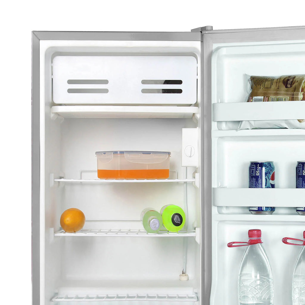 2025 Mini Bar Gris 47,2x86 cm de 93 Litros con Congelador