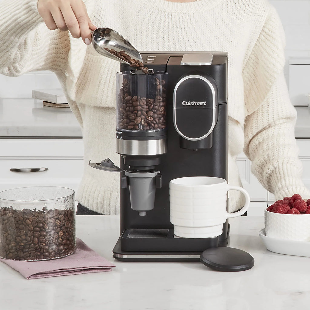 2025 Cafetera de una sola porción Cuisinart + Molinillo de café
