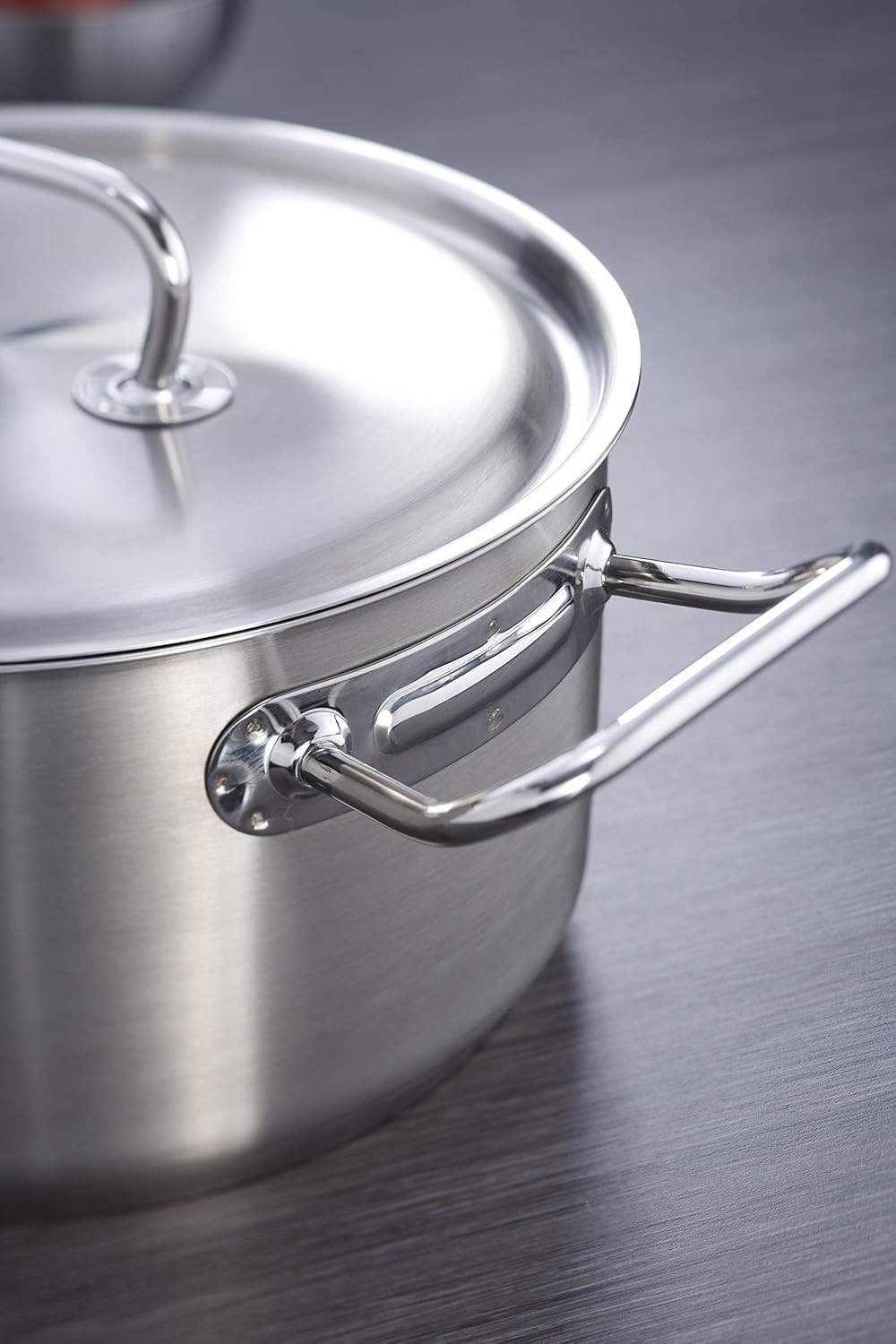 ZWILLING 5-Piece Cookware Set, 4 Lids, Suitable for Induction, Stainless Steel, Passion, Bright Grey, Diameter 16 cm, Diameter 20 cm, Diameter 24 cm, Diameter 28 cm