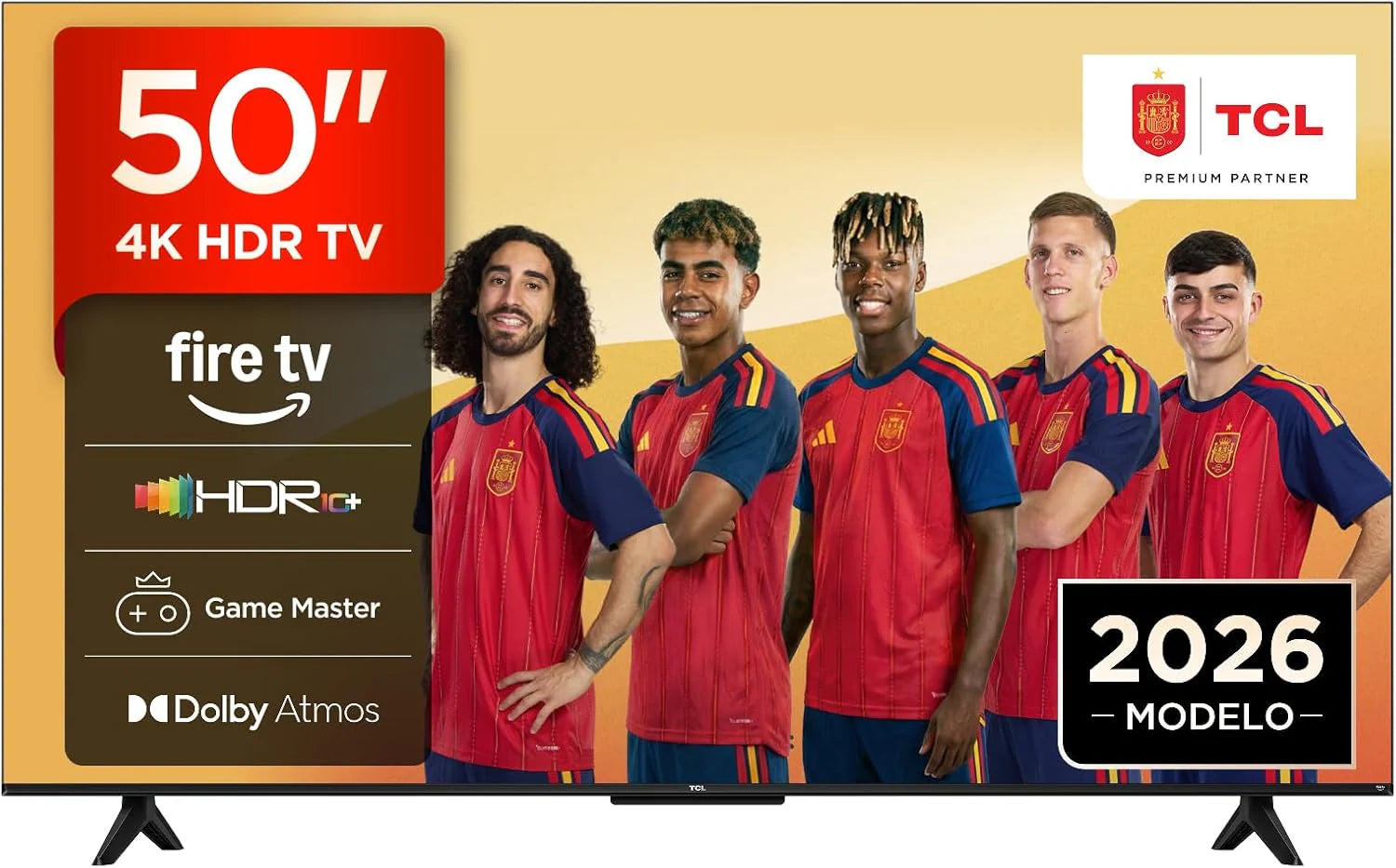 TCL 50V6C TV 50 Inch 4K Smart LED TV, HDR, Google TV, Dolby Audio, Alexa and Google Assistant, Chromecast Built-in, Motion Clarity