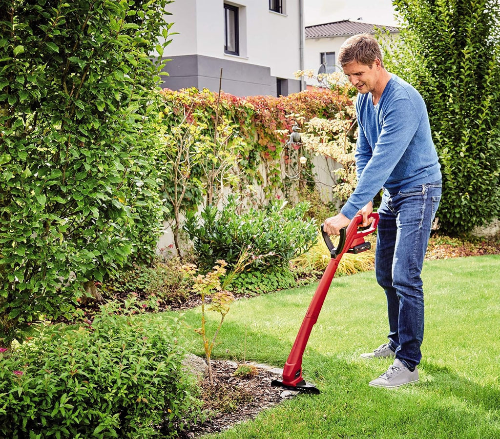 Einhell GE-CM 18/30 Li Battery Powered Lawn Mower Kit Power X-Change (18 V, 30 cm Cutting Width, Up to 150 m², Brushless, 25L Collecting Bag, 30-70 mm Cutting Height, with 3.0 Ah Battery and Charger)