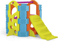 FEBER - Wood House, Centro de Actividades en el Bosque con Tobogán y Mesa Convertible en Arenero, Colores Luminosos y Resistentes a la Luz, Fácil Montaje, Niños de 3 a 8 años, Famosa (800009590)