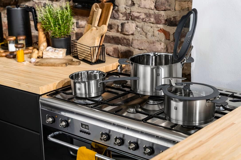 ZWILLING SIMPLIFY 66870-005-0 Pots set Stainless steel 5 pcs. Stainless steel, Silver Black