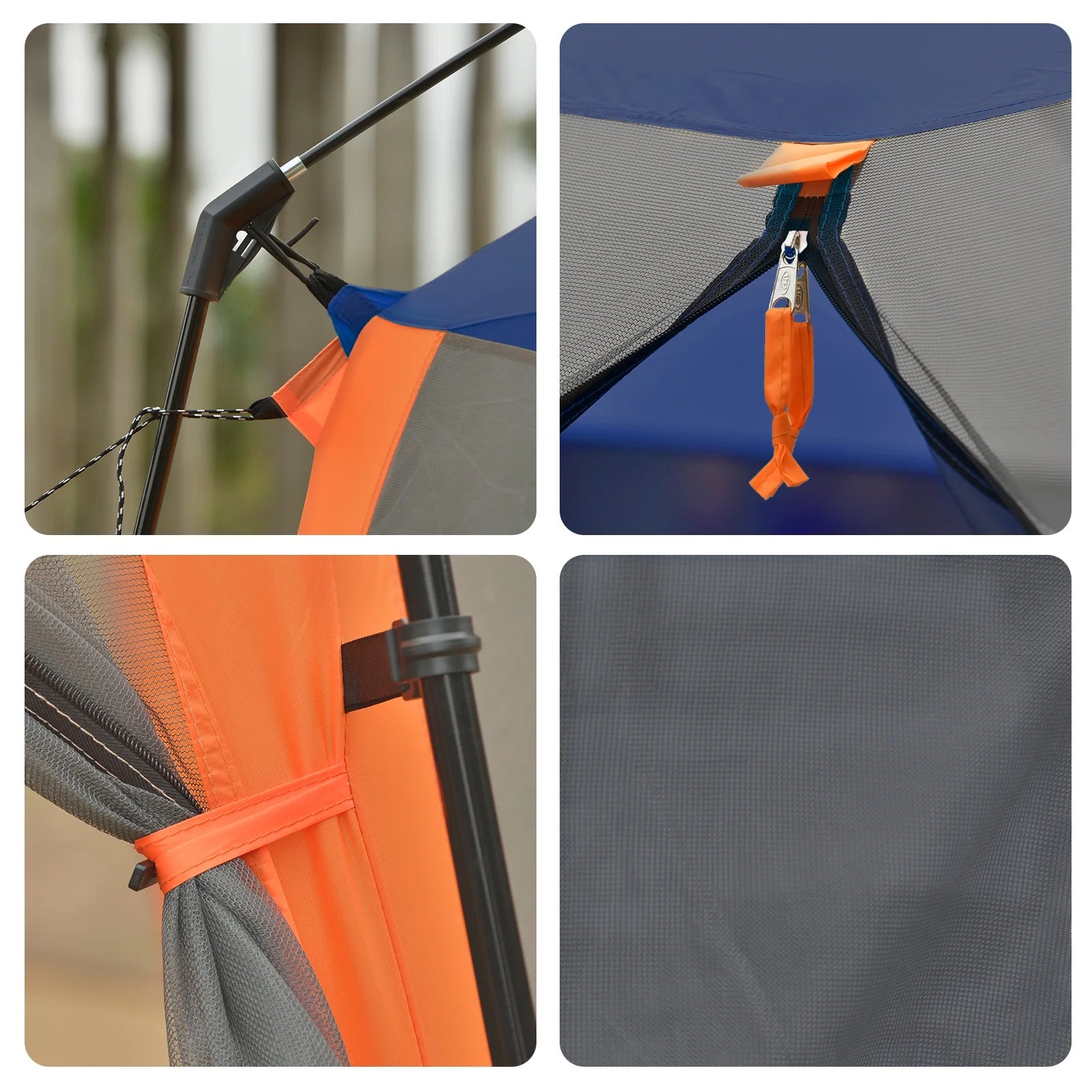 2025 Campros Screen House Room tienda de sombra 12' x 10', azul.