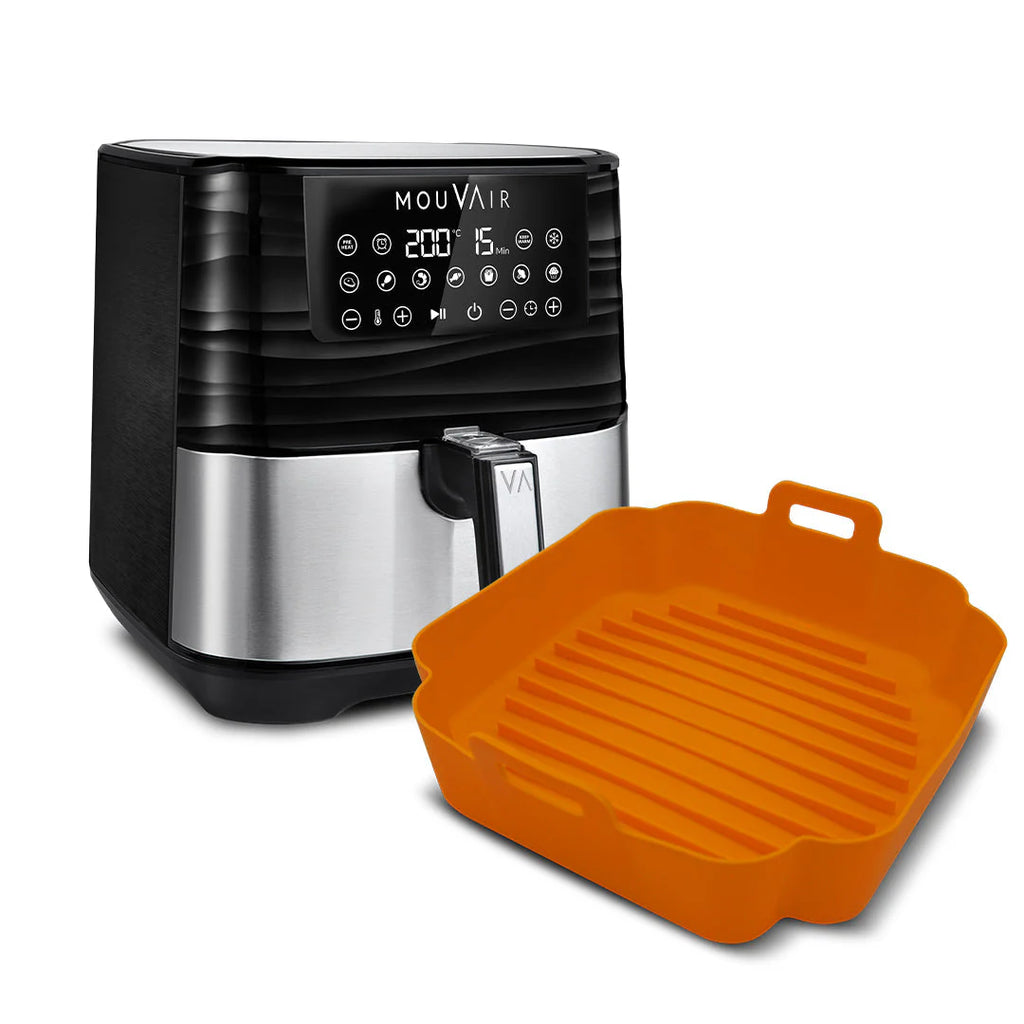 2025 Freidora de Aire Mouvair Gourmet 5,5 Lts + Molde de Silicona
