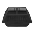 Conjunto de insertos para chimenea Hampton Bay de acero de 24″ con tapa de malla, kit de reemplazo de 3 piezas