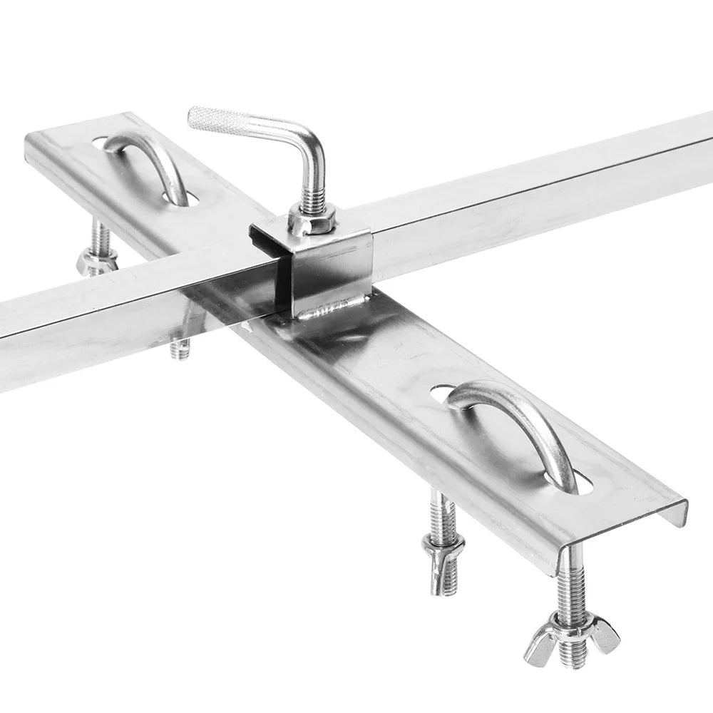 Asador giratorio de acero inoxidable INTSUPERMAI con trípode, motor eléctrico y capacidad de 40 kg para cordero