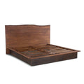 Cama San Marino de Madera Maciza de Acacia – Diseño Orgánico y Moderno