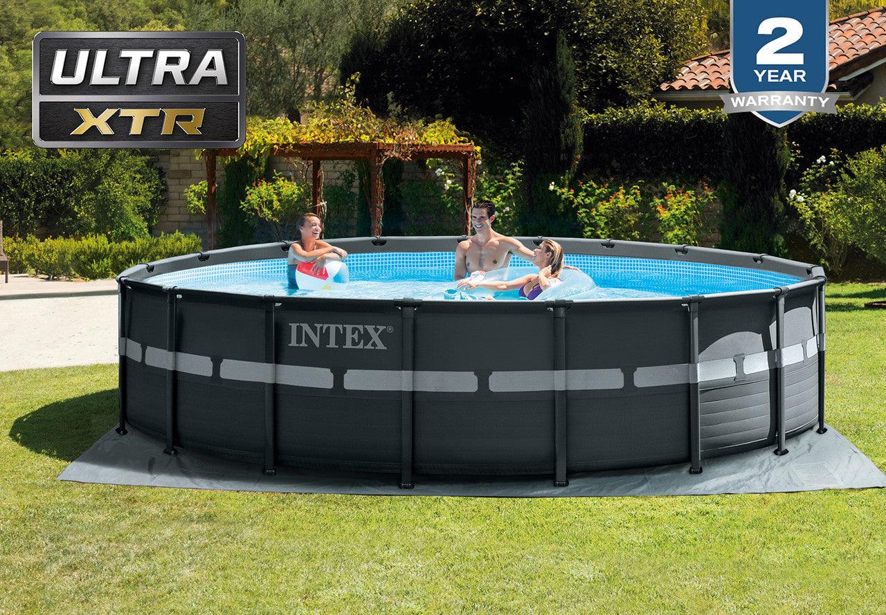Piscina Elevada Intex Ultra XTR® Frame 18 pies x 52 pulgadas con Bomba y Filtro de Arena