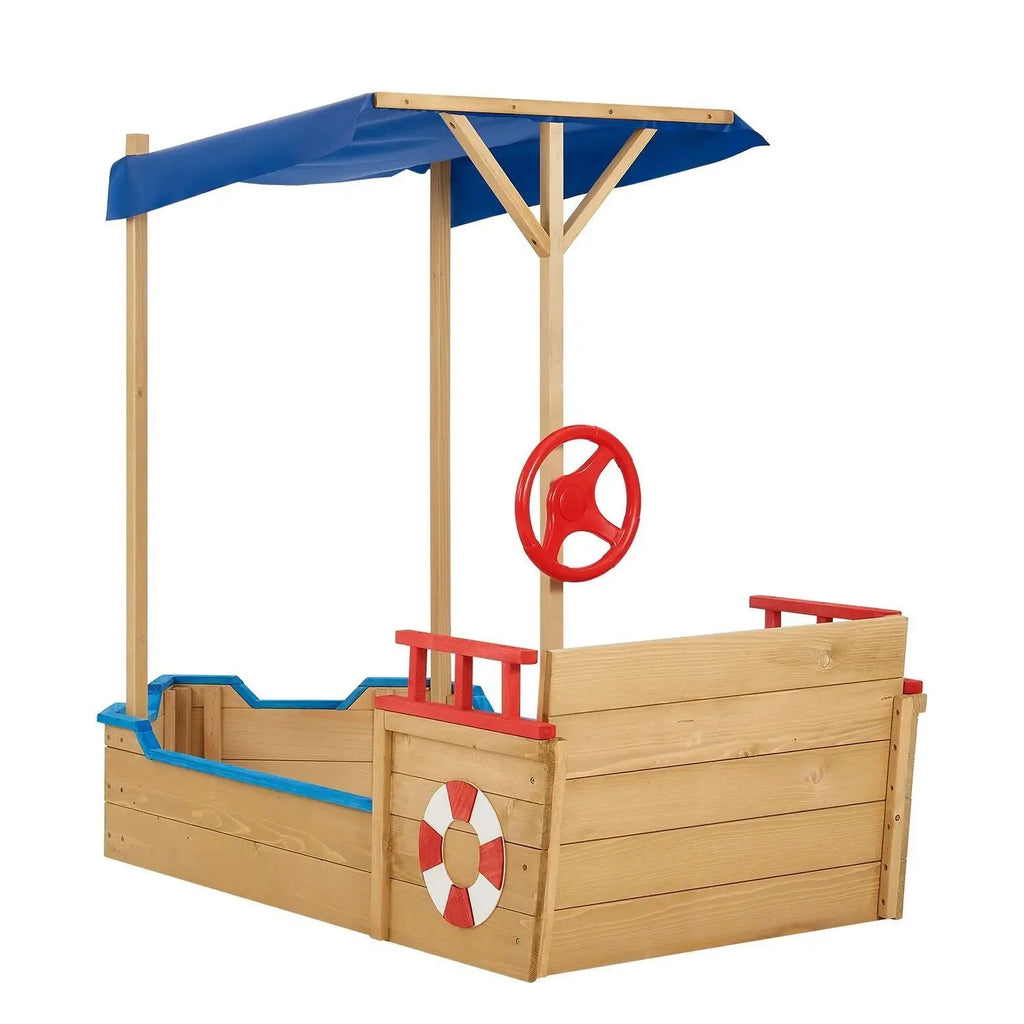 2025 Caja de arena Käpt’n Pit - Barco pirata de madera