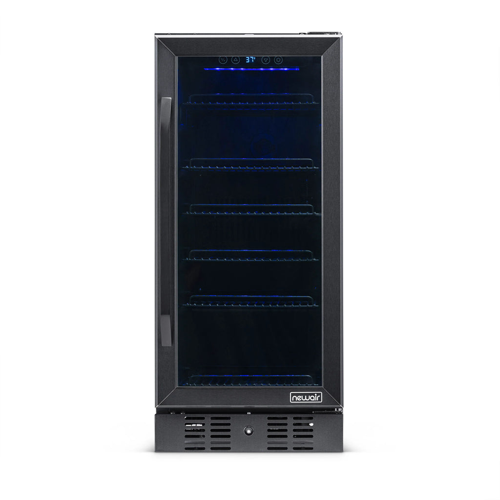 2025 Newair® Refrigerador Empotrable Negro para Bebidas – 96 Latas – 15 Pulgadas