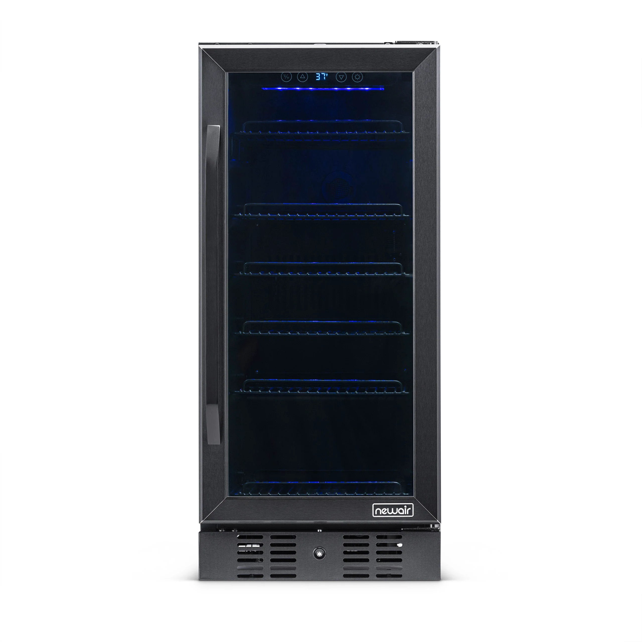 2025 Newair® Refrigerador Empotrable Negro para Bebidas – 96 Latas – 15 Pulgadas